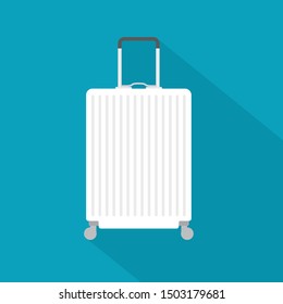 travel suitcase icon- vector illustration