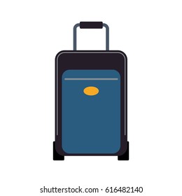 Travel suitcase isolated