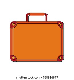 Travel suitcase isolated