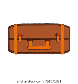 Travel suitcase isolated