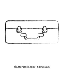 travel suitcase isolated icon