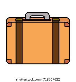 travel suitcase isolated icon