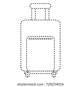 travel suitcase isolated icon