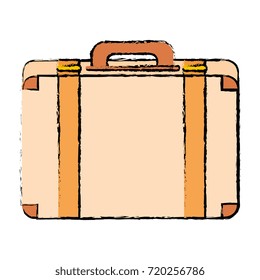 travel suitcase isolated icon