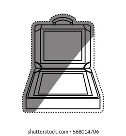 Travel suitcase isolated icon vector illustration graphic design