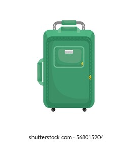 Travel suitcase isolated icon vector illustration graphic design