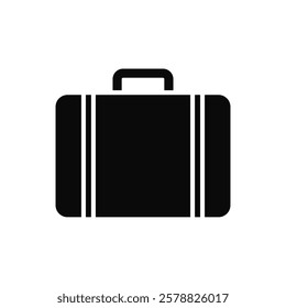 Travel suitcase luggage vector illustration on white background