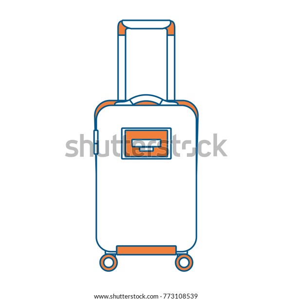 suitcase with retractable wheels