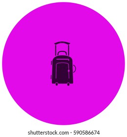 Travel suitcase vector  icon