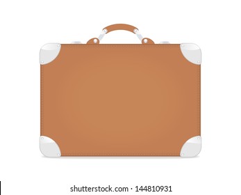 Travel suitcase. Vector illustration.