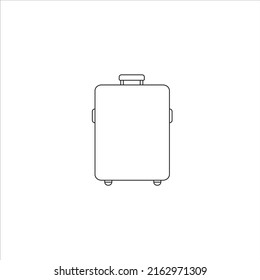 travel suitcase vector type icon