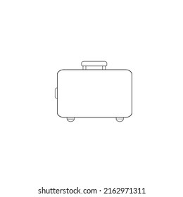 travel suitcase vector type icon