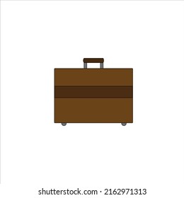 travel suitcase vector type icon