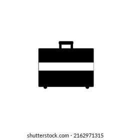 travel suitcase vector type icon