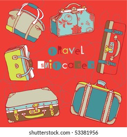 travel suitcases
