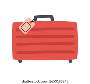 Malas de viagem para viagens e negócios. Turismo e hospitalidade Bagagem. Ilustração do vetor da viagem do saco da viagem.