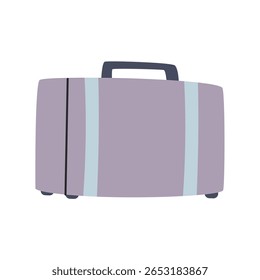 Malas de viagem para viagens e negócios. Turismo e hospitalidade Bagagem. Ilustração do vetor da viagem do saco da viagem.