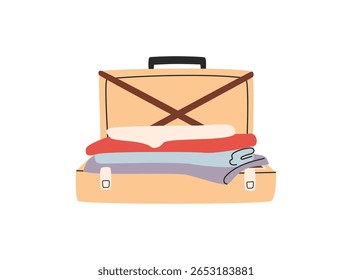 Malas de viagem para viagens e negócios. Turismo e hospitalidade Bagagem. Ilustração do vetor da viagem do saco da viagem.