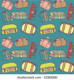 travel suitcases seamless