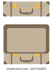 travel suitcases stock vector illustration isolated on white background