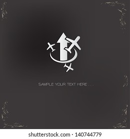 Travel symbol,vector