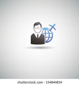 Travel symbol,vector