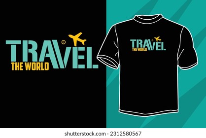 travel t shirt design for adventure lovers