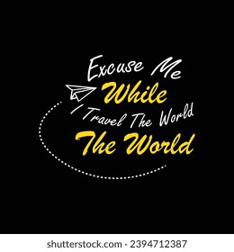 travel t shirt design illustration