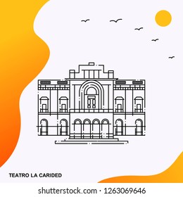 Travel TEATRO LA CARIDED Poster Template