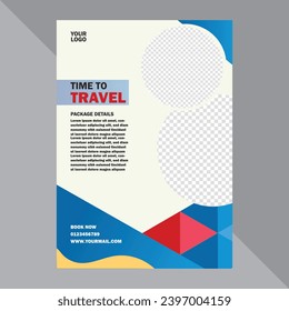 Reisevorlage, Vektordesign, Bildungsvorlage, Scout-Template-Design, Geschäftsvorlage