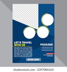 Travel template vector design, Education template, Scout template design,Business template