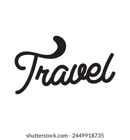 texto de viaje sobre fondo blanco.