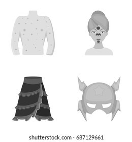 travel, textiles, medicine and other web icon in monochrome style.film, fantasy, business icons in set collection.