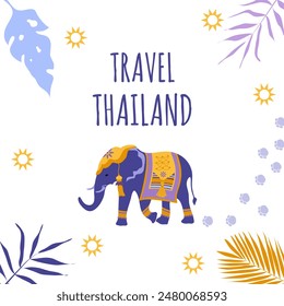 Travel Thailand. Design
 for banner,invitation card, flyer, brochure.