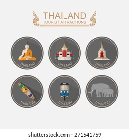 Travel Thailand .Vector