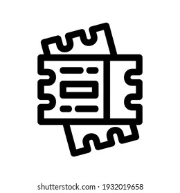 travel ticket icon or logo isolated sign symbol vector illustration - high quality black style vector icons
