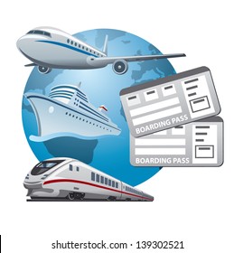 travel tickets icon