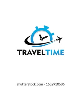 Travel Time Logo Template Design