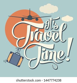 It's travel time. Summer holiday poster