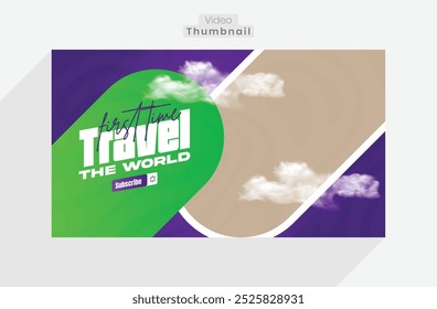 Travel or tour Social media post Template Banner or Travel agency social media post design