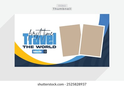 Travel or tour Social media post Template Banner or Travel agency social media post design
