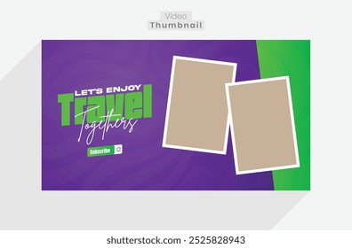 Travel or tour Social media post Template Banner or Travel agency social media post design