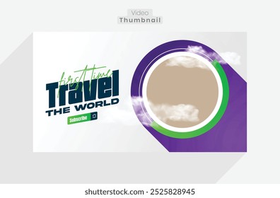 Travel or tour Social media post Template Banner or Travel agency social media post design