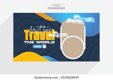 Travel or tour Social media post Template Banner or Travel agency social media post design