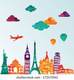 Travel and tourism background