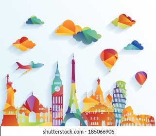 Travel and tourism background