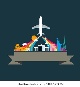 Travel and tourism background