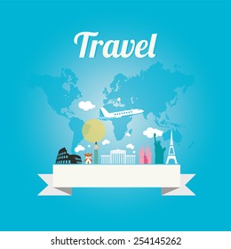 Travel and tourism  background