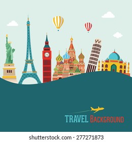 Travel and tourism background