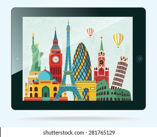 Travel and tourism background